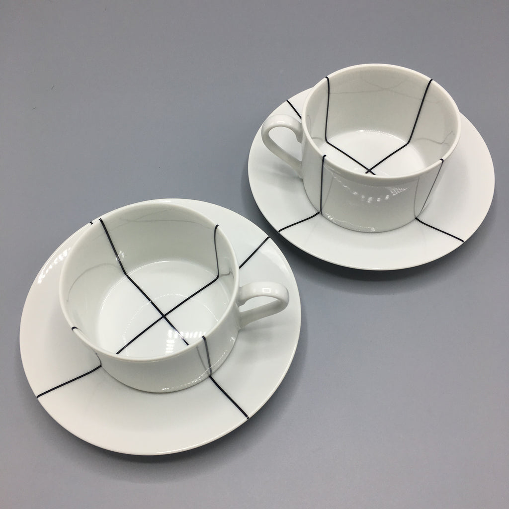 Vintage Minimalist RICHARD MEIER Swid Powell Signature Black Cup