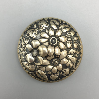 Gorham Repousse Sterling Silver Vanity Pill Box