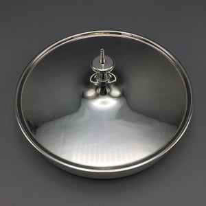 Lidded Box in Silver over Brass by Tommi Parzinger for Dorlyn Silversmiths
