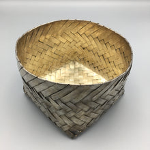 Taxco Mexico c. 1950 Silver Large Handwoven Chiquihuite Orchid Basket
