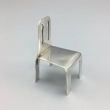 Sterling Silver Robert Venturi 'Queen Anne' Miniature Architectural Chair for Acme Studios