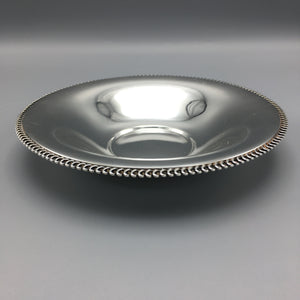 Philippe Wolfers Freres Art Deco Solid Silver Bowl with Chain Detail