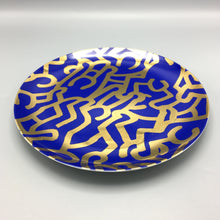 Keith Haring ‘Doubles' Cobalt Blue Porcelain Platter