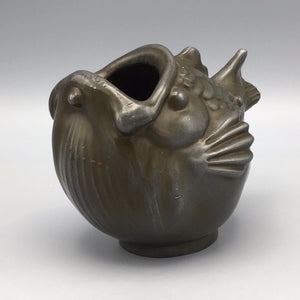 Just Andersen Art Deco Figural Fish Vessel