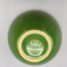 Gio Ponti / Gariboldi Richard Ginori Art Deco Green Glazed Bowl