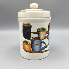 Piero Fornasetti for Bucciarelli Milano c. 1950 Tobacco Jar Box
