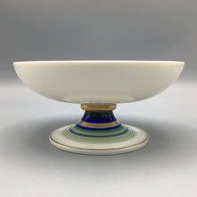 Rosenthal c. 1932 Hand Painted Art Deco Footed Porcelain Coupe Bowl