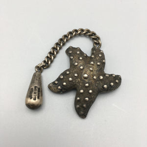 Janna Thomas Sterling Silver Starfish Keychain