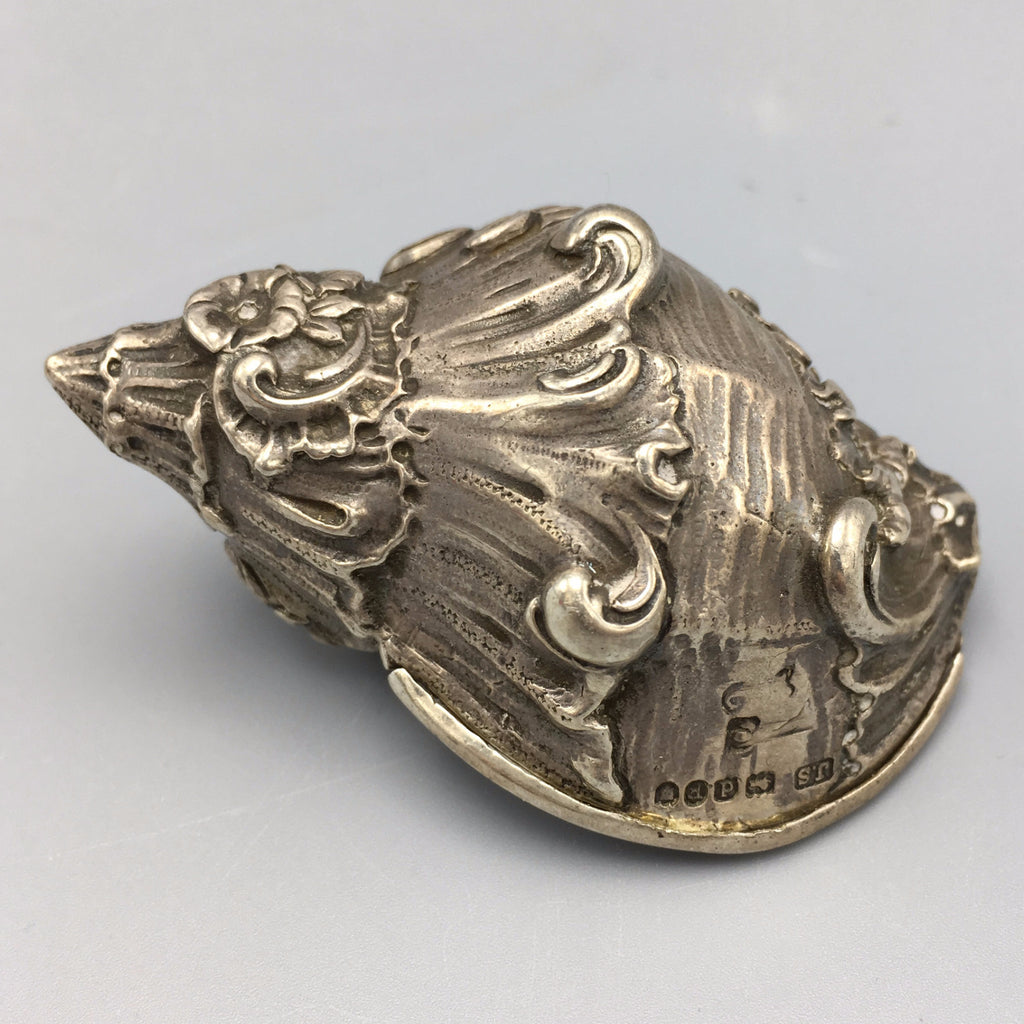 John George Smith Sterling Silver Edwardian Rococo Shell Box – WHISTLE