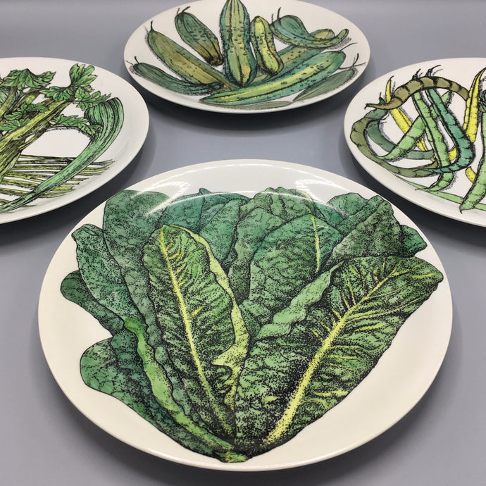 Piero Fornasetti for Bucciarelli Large 'il Giardino di Primavera' Plates