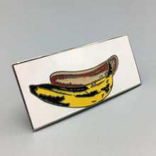 Andy Warhol Silver Plate Cloisonne Enamel 'Banana' Brooch for ACME Studios