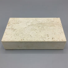 Fratelli Mannelli Raymor Italian Travertine Marble Rectangular Box