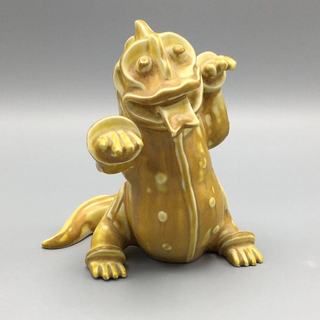 Wilhelm Kage Dragon Whelp Sculpture for Gustavsberg