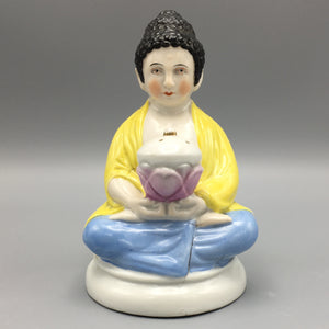 Rosenthal Art Deco Buddha Figure with Lotus Flower
