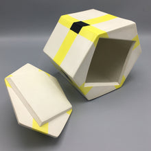 Kathryn Sharbaugh Geometric Slab Porcelain Basket Box - Museum Piece