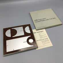 Willi Gutmann c. 1969 'Cross Plates with Circles' Modernist Aluminum Sculpture