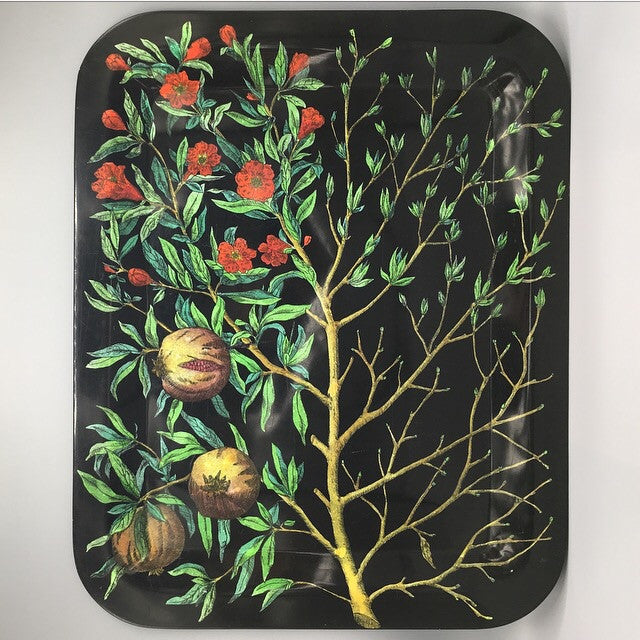 Piero Fornasetti Original 'Quattro Stagioni' Pomegranate Tree Tray