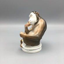 Antique Art Deco Porcelain Ape Figure 