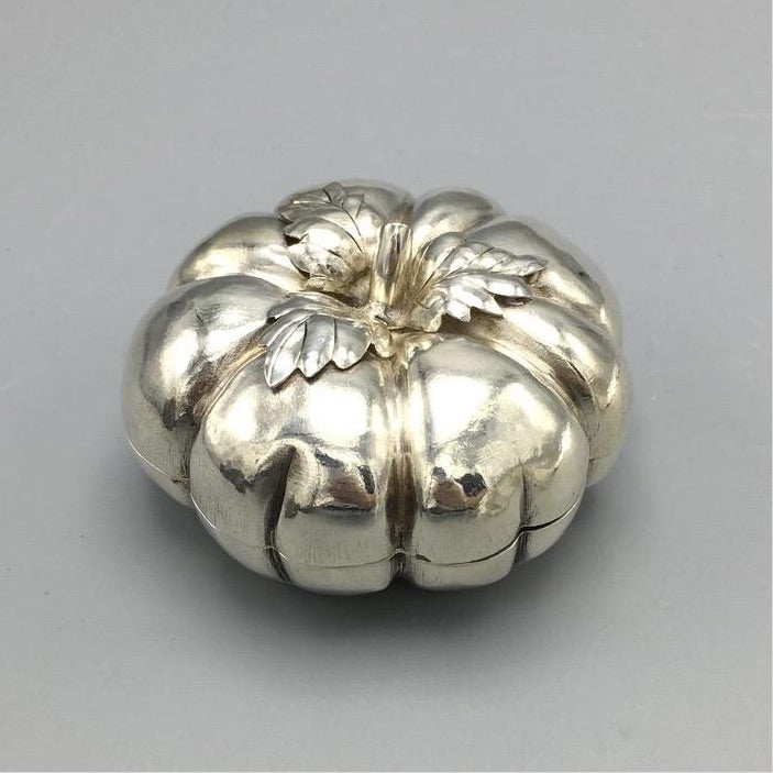 Tiffany & Co. Sterling Silver Aesthetic Pumpkin Gourd Box