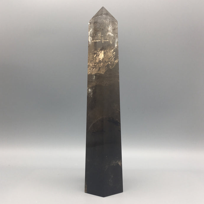 Large Natural Smoky Quartz Crystal Obelisk