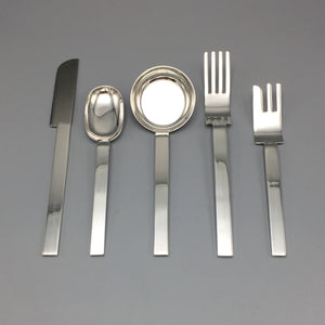 Rare Original Russel Wright MoMA Silver Plate Modernist Flatware Set