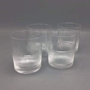 Moser for Tiffany & Co. Large Modernist Whiskey Glasses (4)