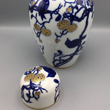 Krautheim Delft Blue & Gilt Massive Porcelain Jar