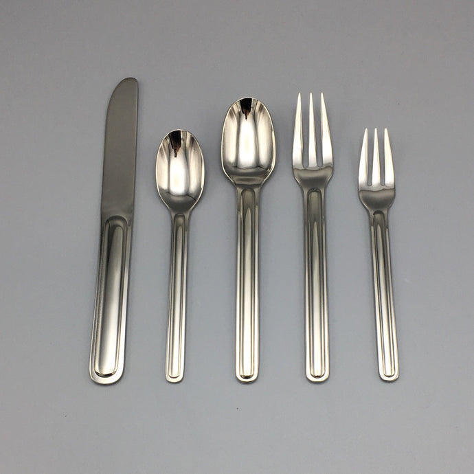 Ward Bennett Prisma Stainless Flatware (2 sets 40pc total)